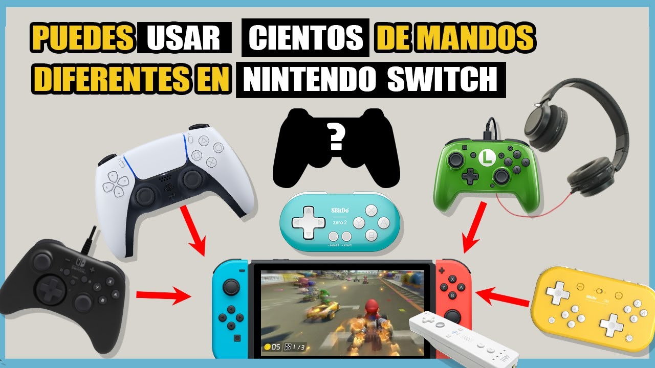 Todos los MANDOS que PUEDES usar en Nintendo Switch (y Switch Lite) - MEJORES y PEORES | N Deluxe