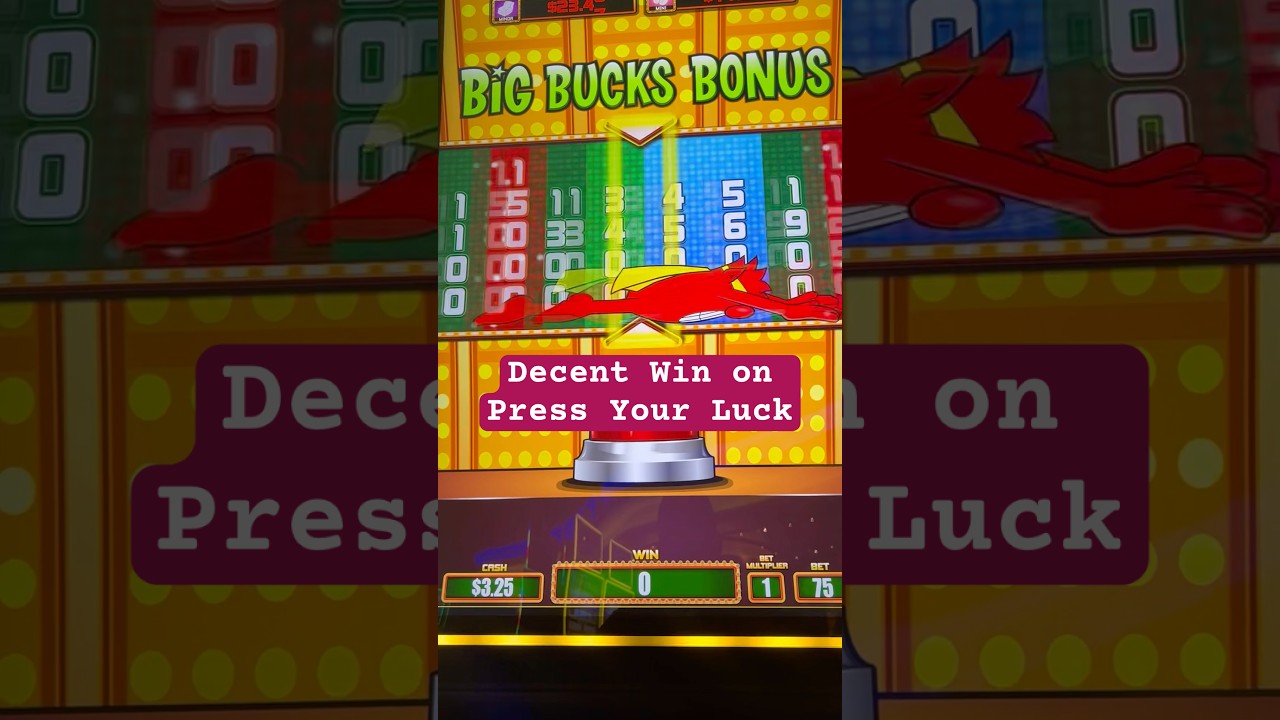 Press Your Luck Big Bucks Bonus 