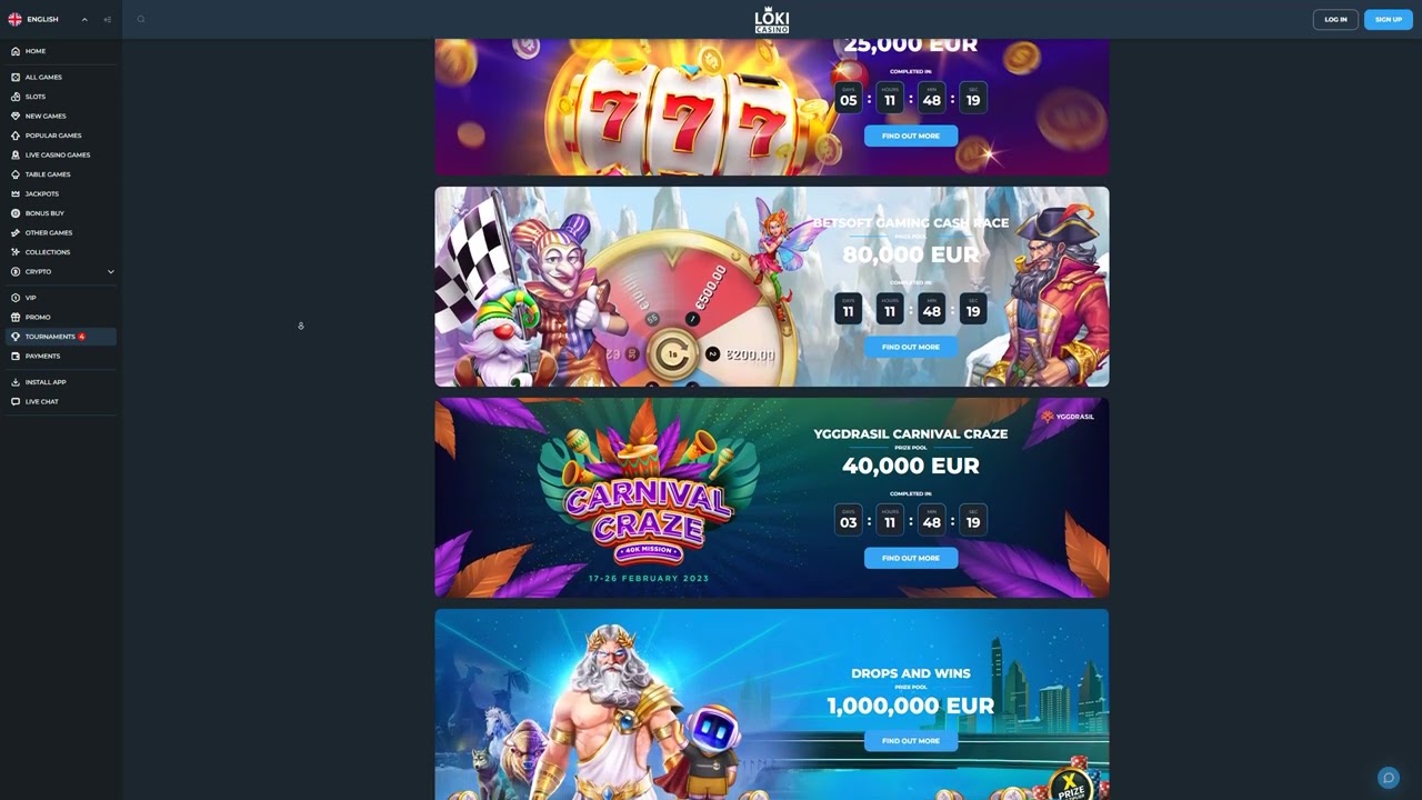 Loki Casino online review