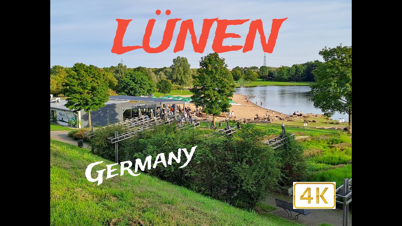 L&uuml;nen Germany/4K/Walking Tour/
