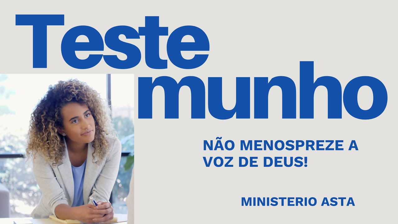 Testemunho: não menospreze a voz de Deus!