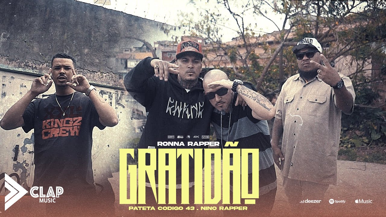 RONNA RAPPER - Gratidão Ft : Pateta Código 43 , Nino Rapper ( Video Oficial )