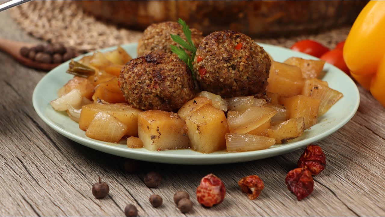 كفتة البرغل ، طريقة أكثر من رائعة وطعم شهي جداً ❤️😋