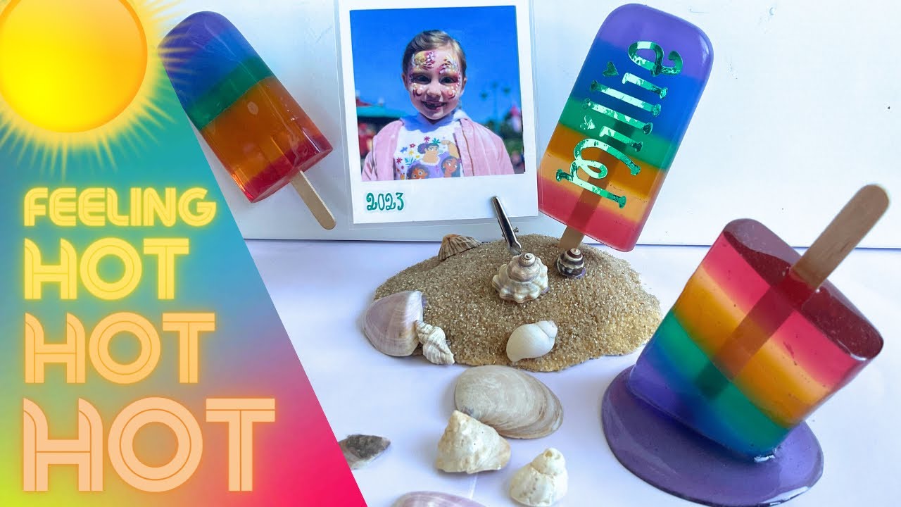 How to Make Resin Ice Lollies / Popsicles with JDiction’s 4 Hour Resin. 3 PROJECTS!