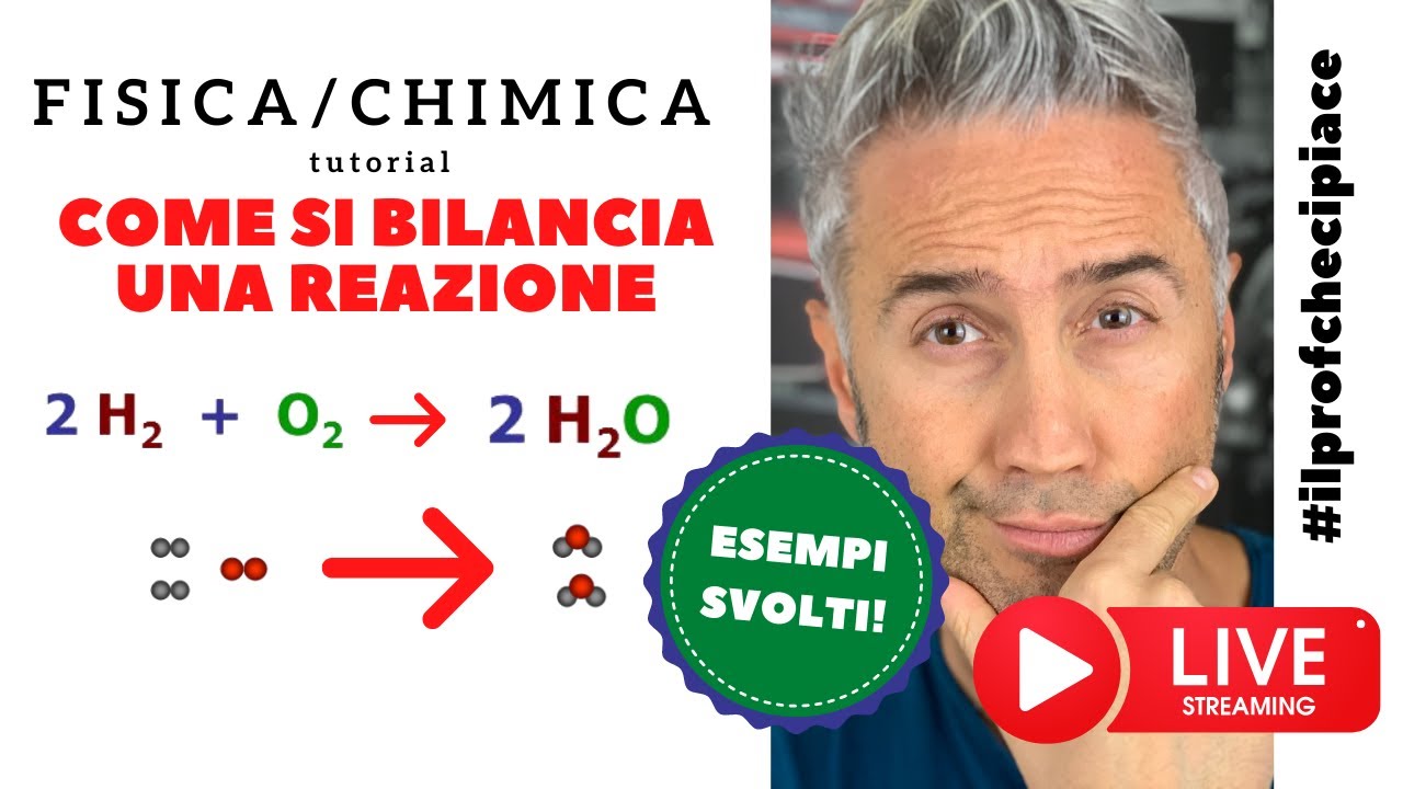 come si bilancia una reazione chimica, legge di Lavoisier, la chimica che ci piace