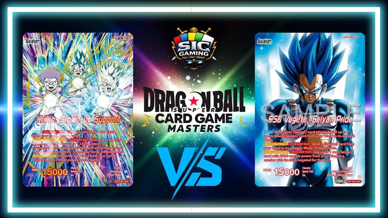 DBS Masters: Krillin VS Vegeta