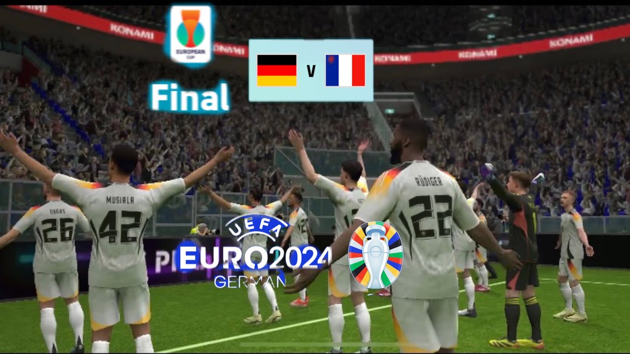 Euro2024 efootball Germany 🇩🇪 advance to the final by beating Ronaldo&rsquo;s Portugal 🇵🇹 by 2:0🔥🔥