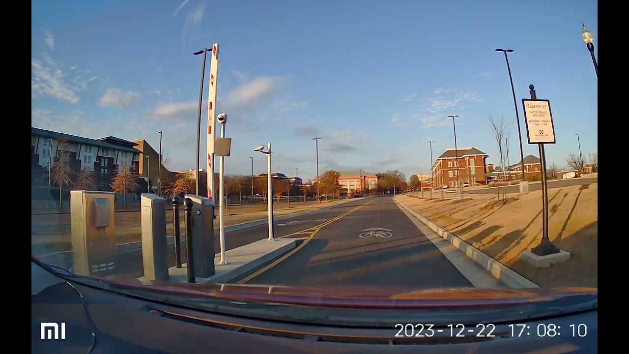 Driving in Starkville, Mississippi