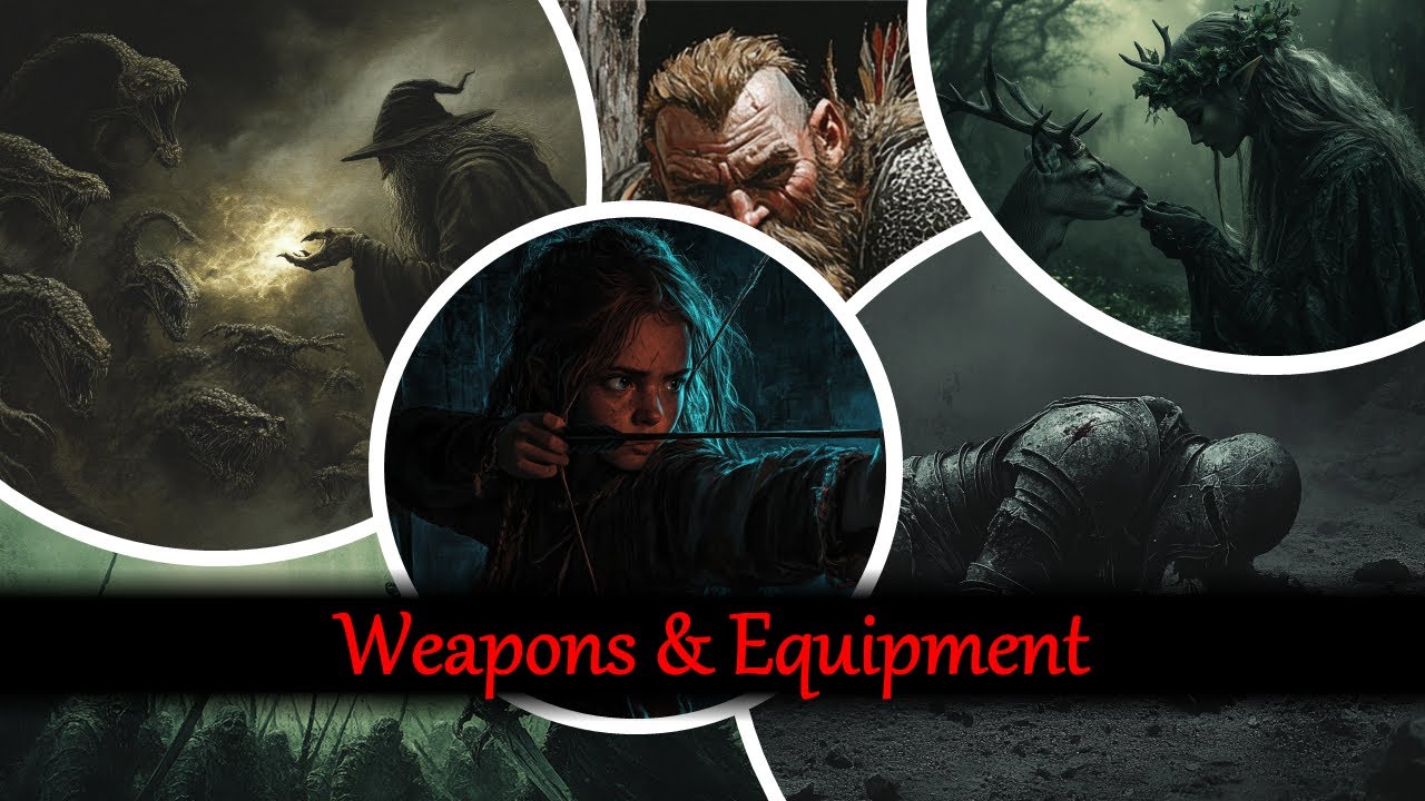 Prepping Adventures V13: Character Equipment & Weapons