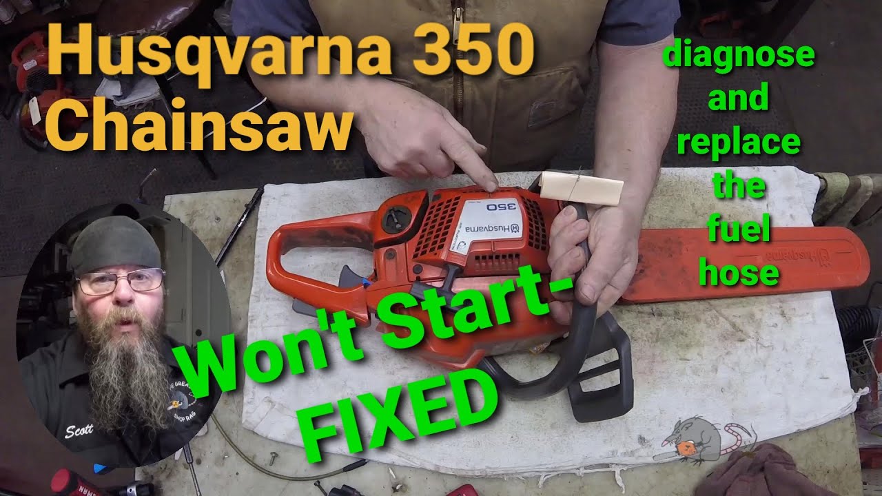 Husqvarna 350 Chainsaw Won't Start-Fixed!