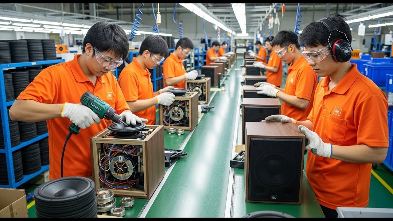 Inside the JBL Factory: Witnessing the JBL KP 6012 Karaoke Speaker Production
