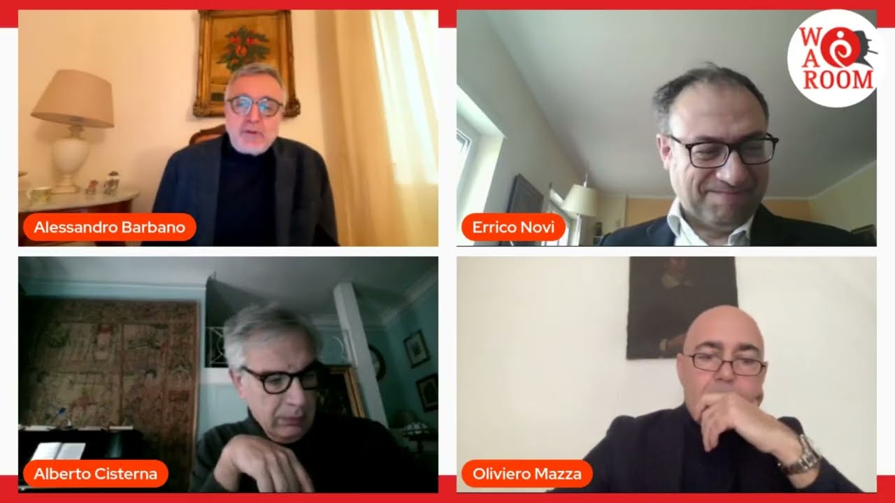 War Room - Alessandro Barbano con Alberto Cisterna, Oliviero Mazza ed Errico Novi