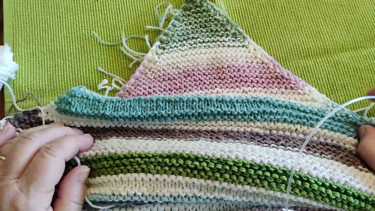 Strikke Babyteppe Av Restegarn 🧶👶