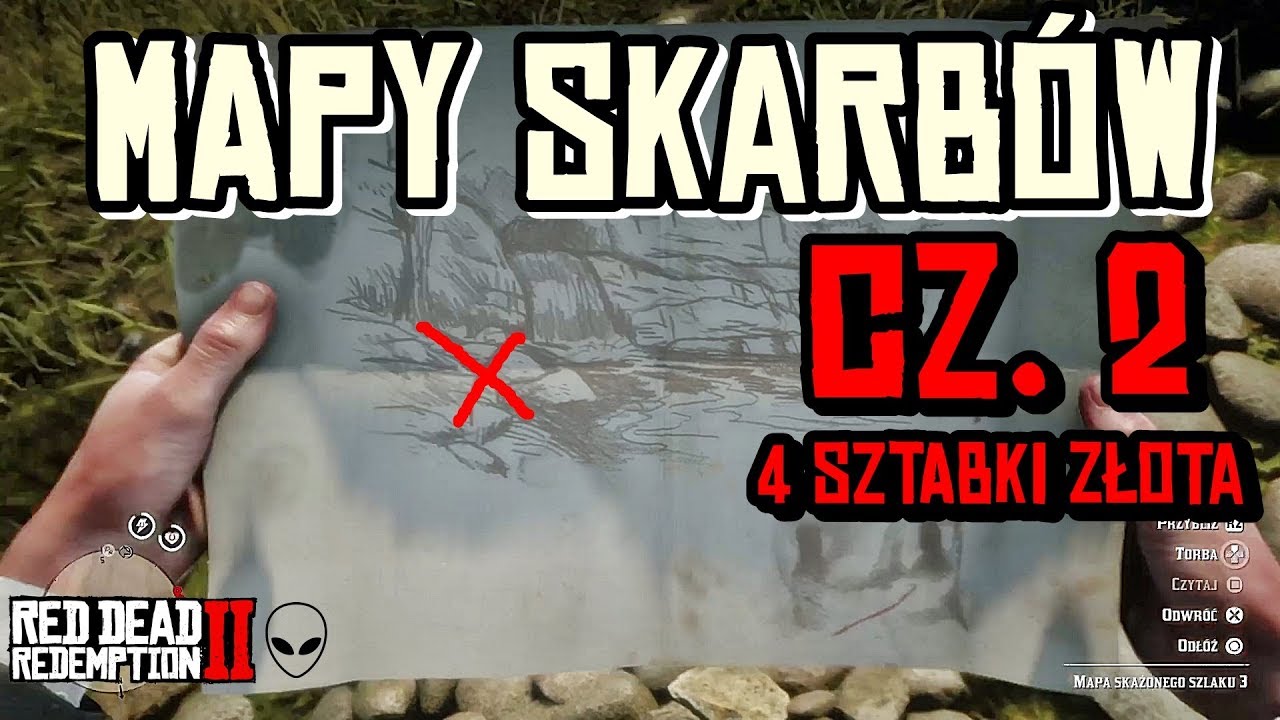Najcenniejsza mapa skarbu 💰 2000$ już na początku gry Red Dead Redemption 2