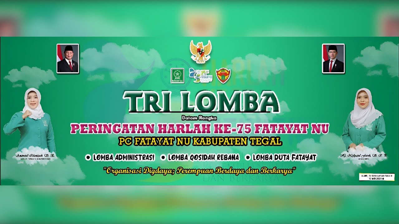TRI LOMBA Dalam Rangka PERINGATAN HARLAH KE-75 FATAYAT NU PC FATAYAT NU KABUPATEN TEGAL