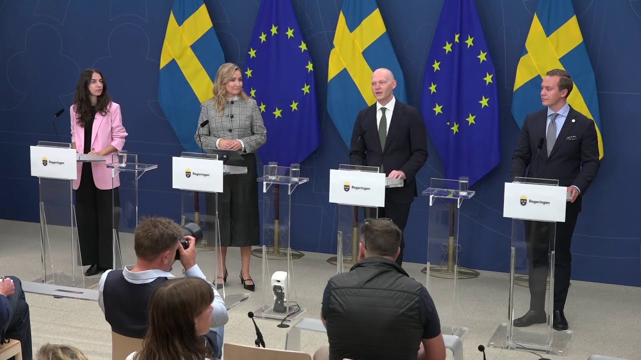 Pressträff om nyheter i budgeten