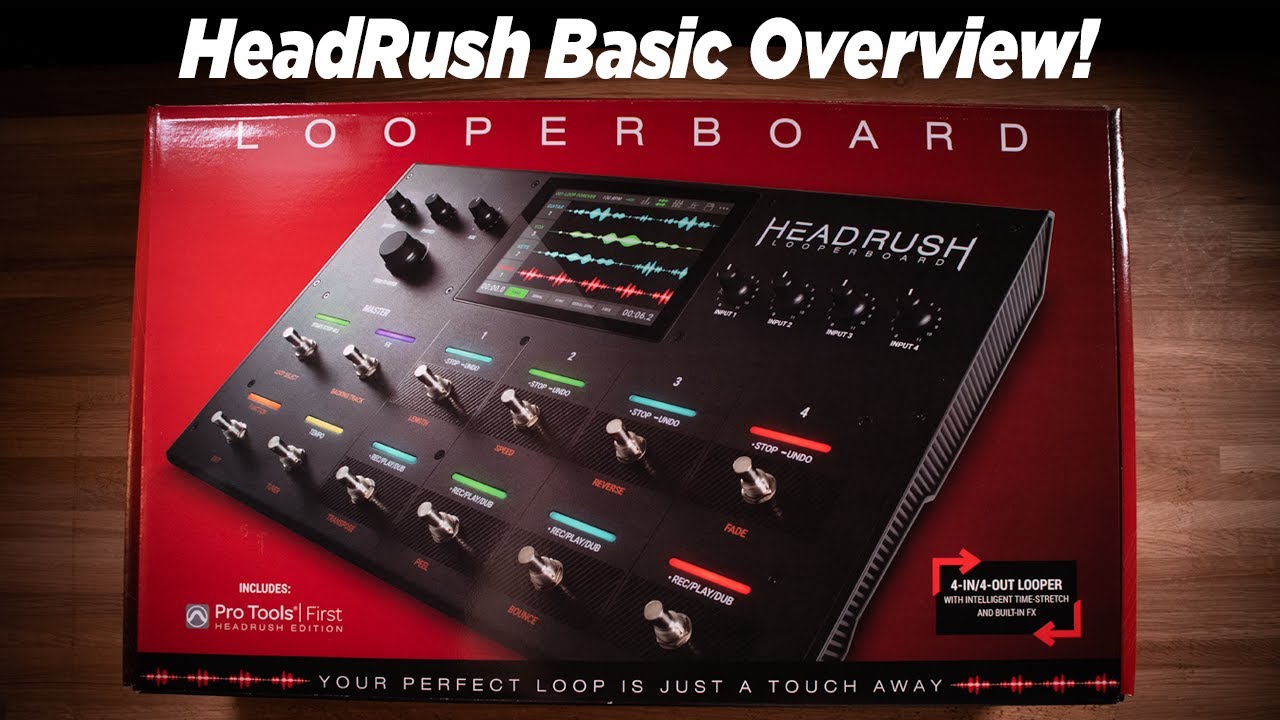 Обзор и настройка HeadRush Looperboard — руководство для начинающих
