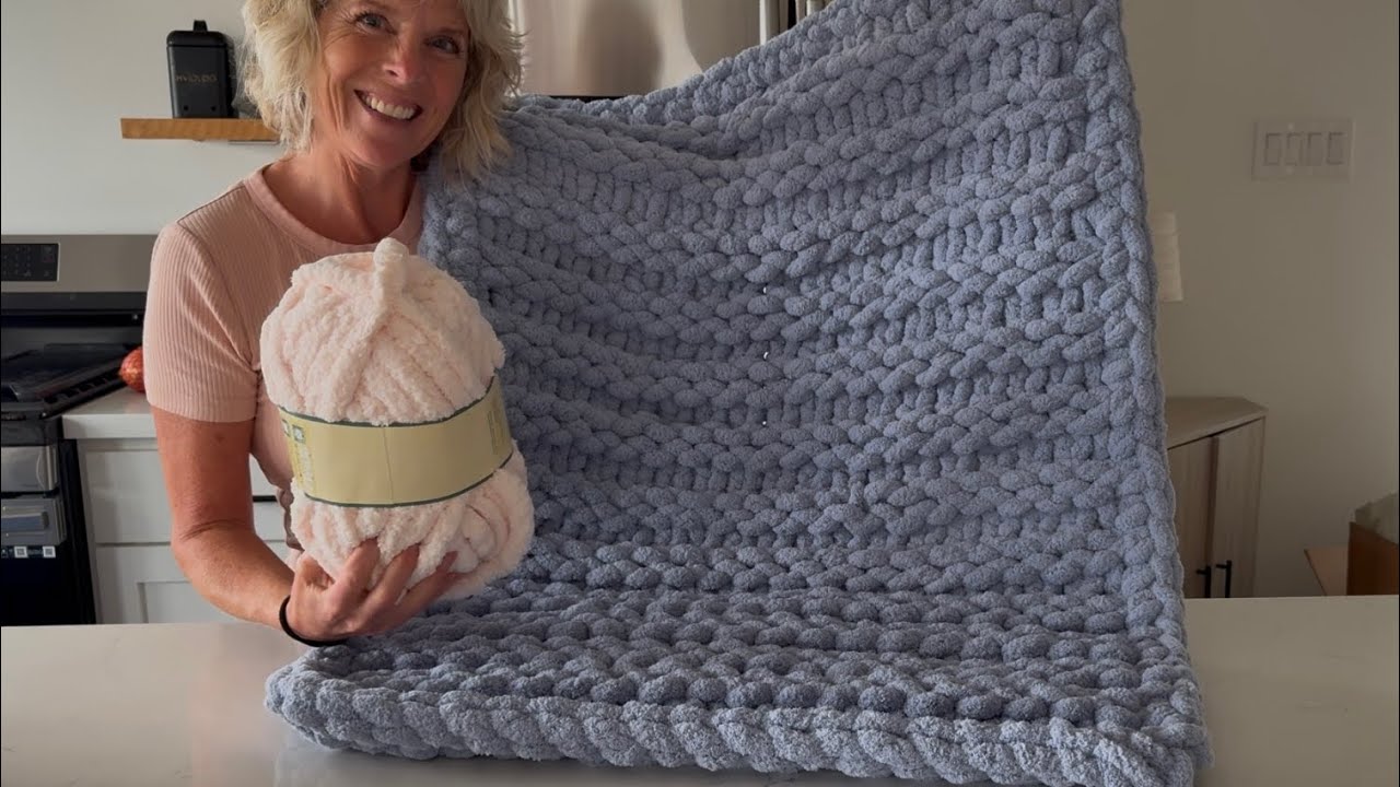Double Garter Blanket, with Border Tutorial