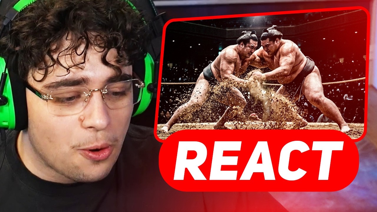 CE REACT SUR LES SUMOS A CHOQUE TOUT LE CHAT (INCROYABLE)