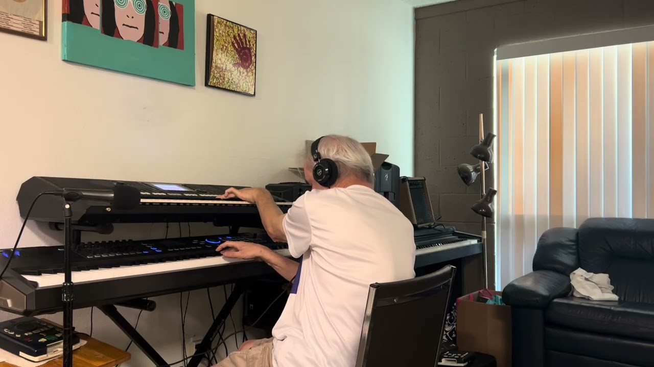 Playing on keyboards with tracks, Dandelion by The Rolling Stones, interesting