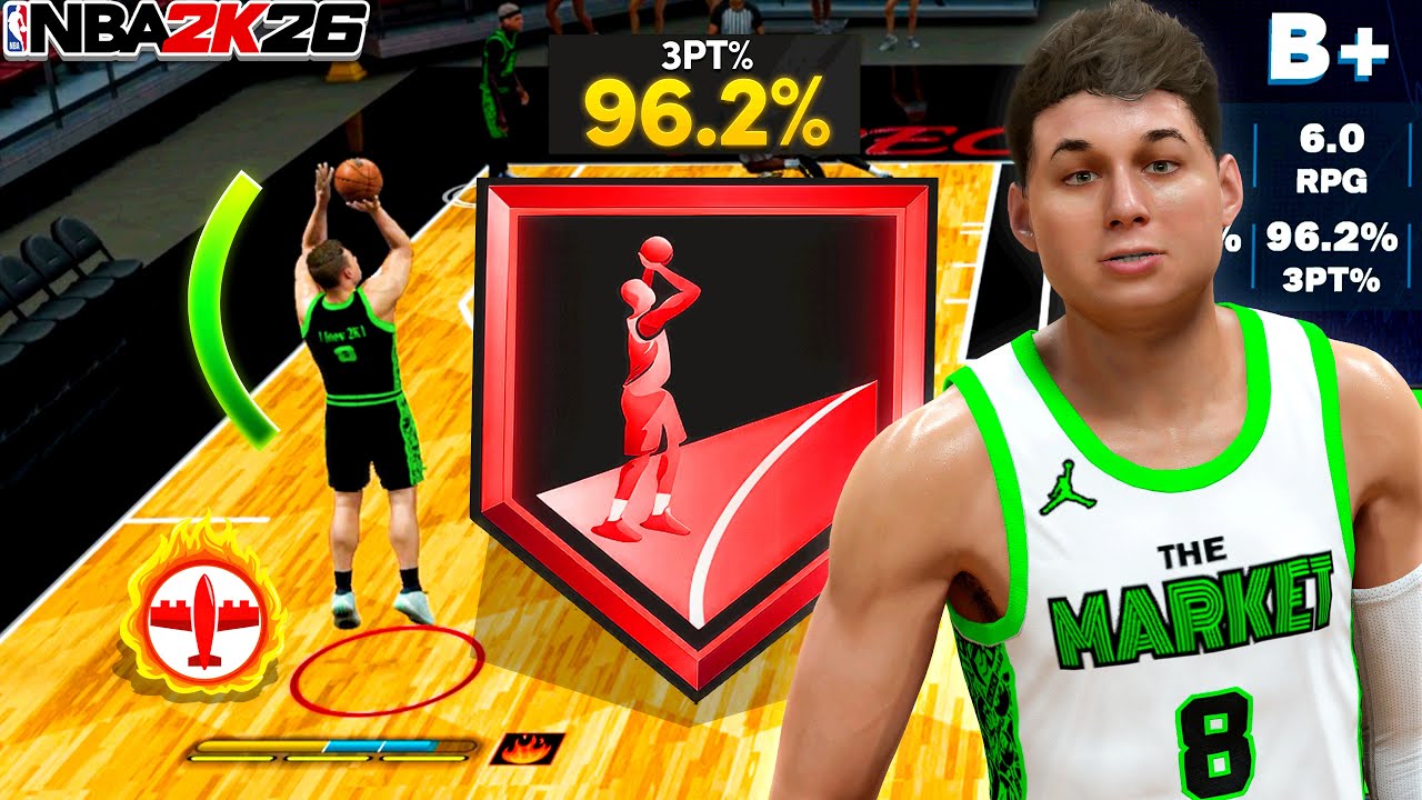 *NEW* 7' SHARPSHOOTER BUILD IN NBA 2K26! Best Shooting Center Build!