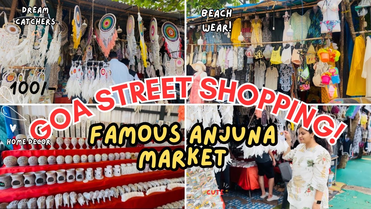 Street shopping at Anjuna 🛍️ | Anjuna flea-Market 🤑🤑| kashews shopping 💸💰