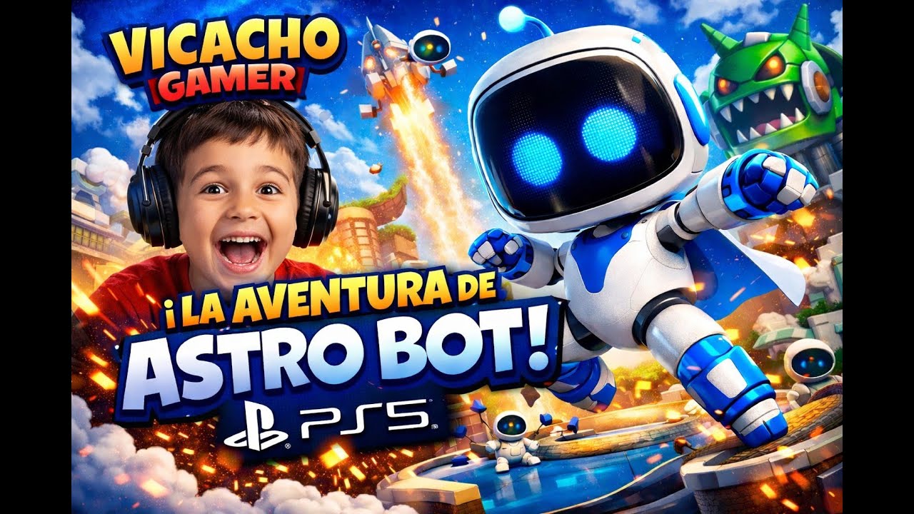 Astro Bot - ¡Aventura intergaláctica! Primer gameplay de Astro Bot con Vicacho Gamer
