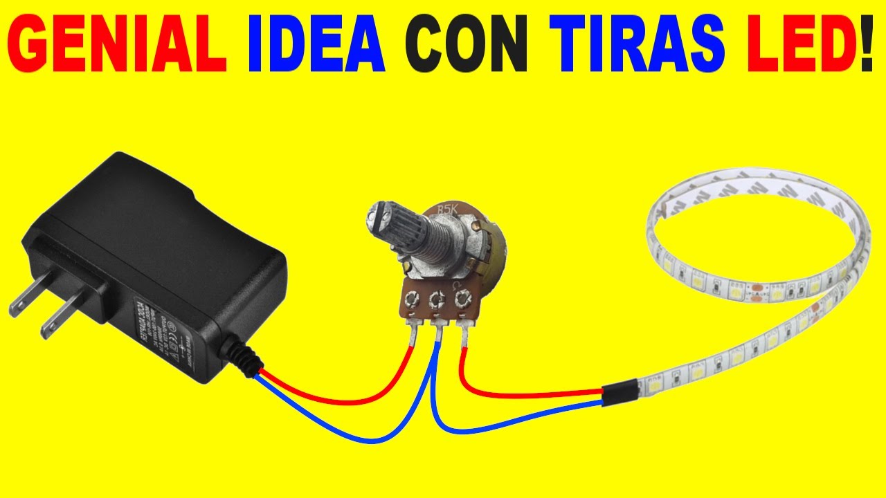 Control de Iluminación para Tiras LEDs Muy Fácil!