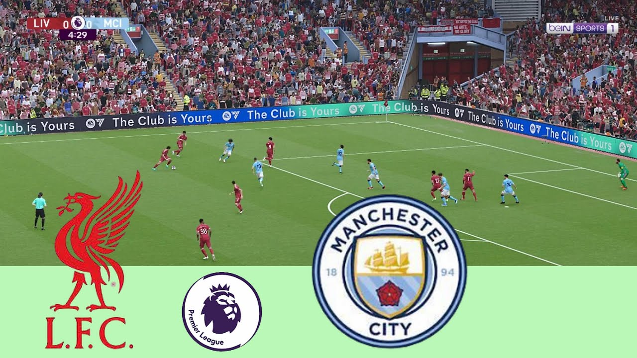 Liverpool vs Man City | LIVE | Premier League | PES 2021