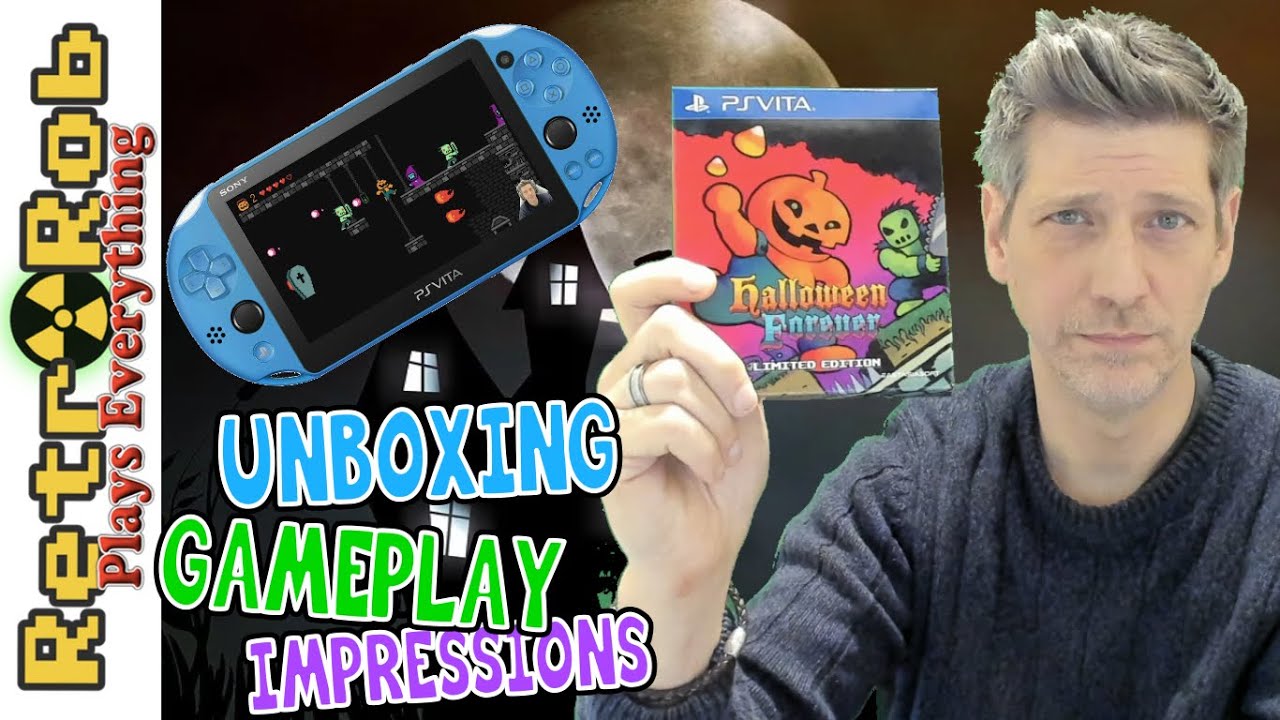 PS Vita Halloween Forever Limited Edition Unboxing and Gameplay!