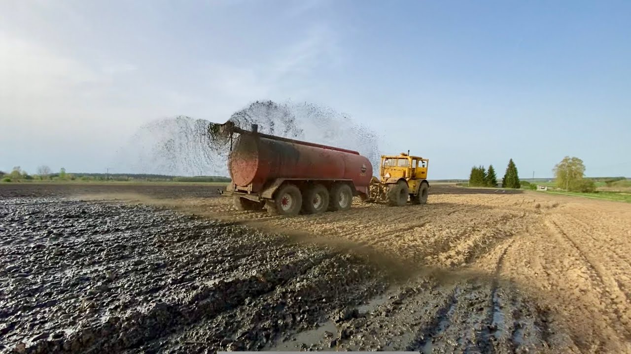 Kirowiec K700A nr 2 + Kimadan czyli AKCJA GNOJOWICA! Rolnik Łukasz