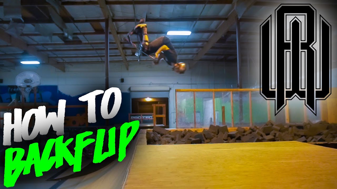 HOW TO BACKFLIP ON A SCOOTER!