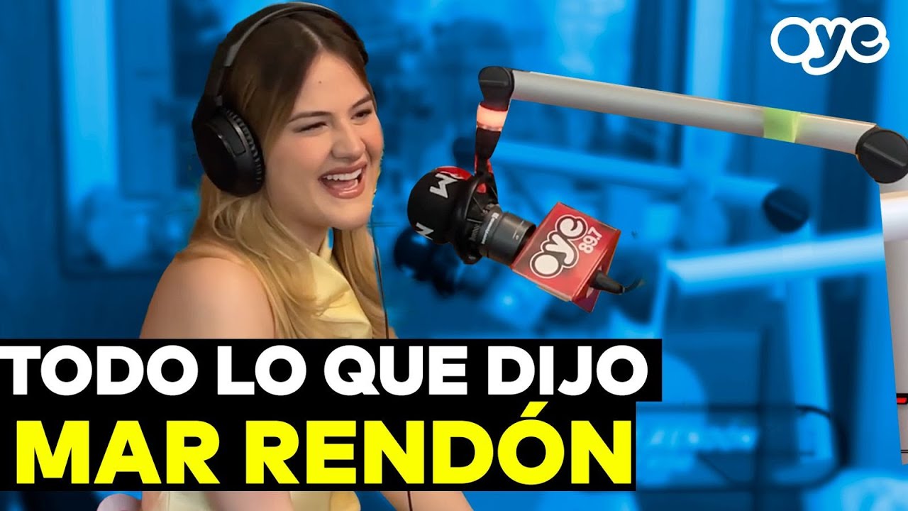 Mar Rendón se metió a La Regadera con Tania e Idzi y nos cuenta como prepara su cierre de año