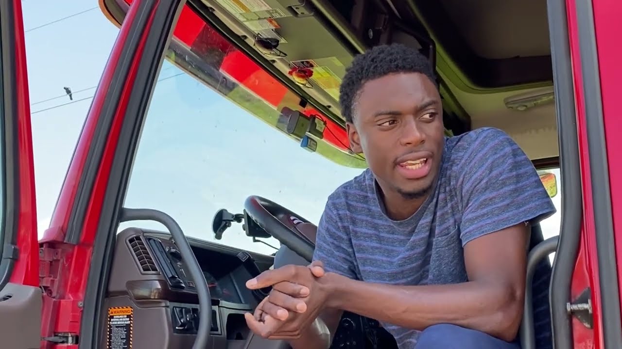 HOW TO JUMPSTART A SEMI TRUCK WITH A CAR #otrdriver #cdldriver #truckdriver #vlog
