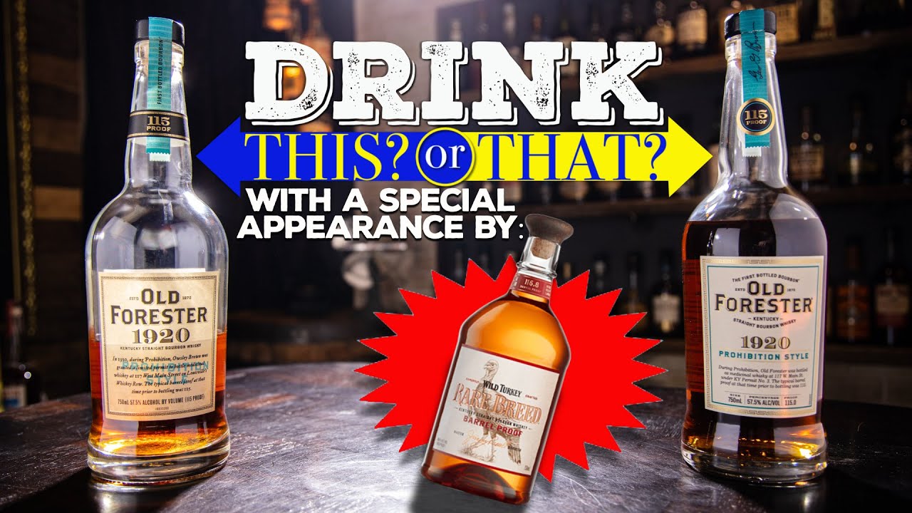 Old Forester 1920 (New vs Old) PLUS vs Rare Breed! - Drink This or That?