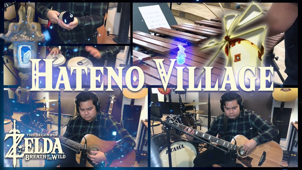 Zelda Breath of the Wild - Hateno Village (cover)