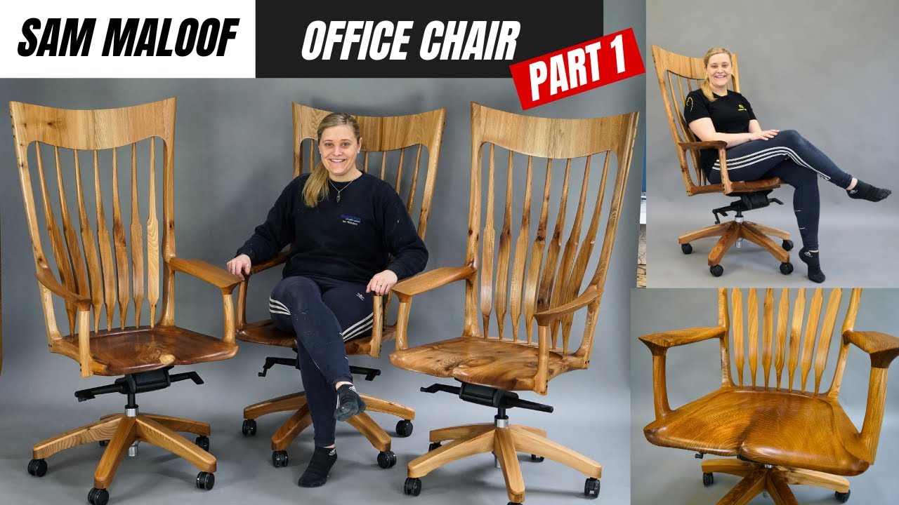 I made SAM MALOOF inspired OFFICE CHAIRS - part 1