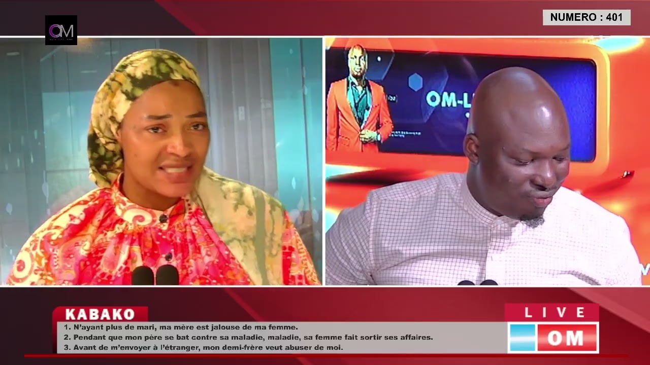 OMLive: #KABAKO - NUMERO : 401 / N’ayant plus de mari, ma mère est jalouse de ma femme.