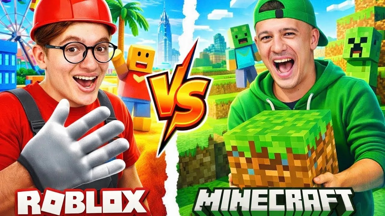 Roblox vs Minecraft | ЭПИЧЕСКАЯ БИТВА!