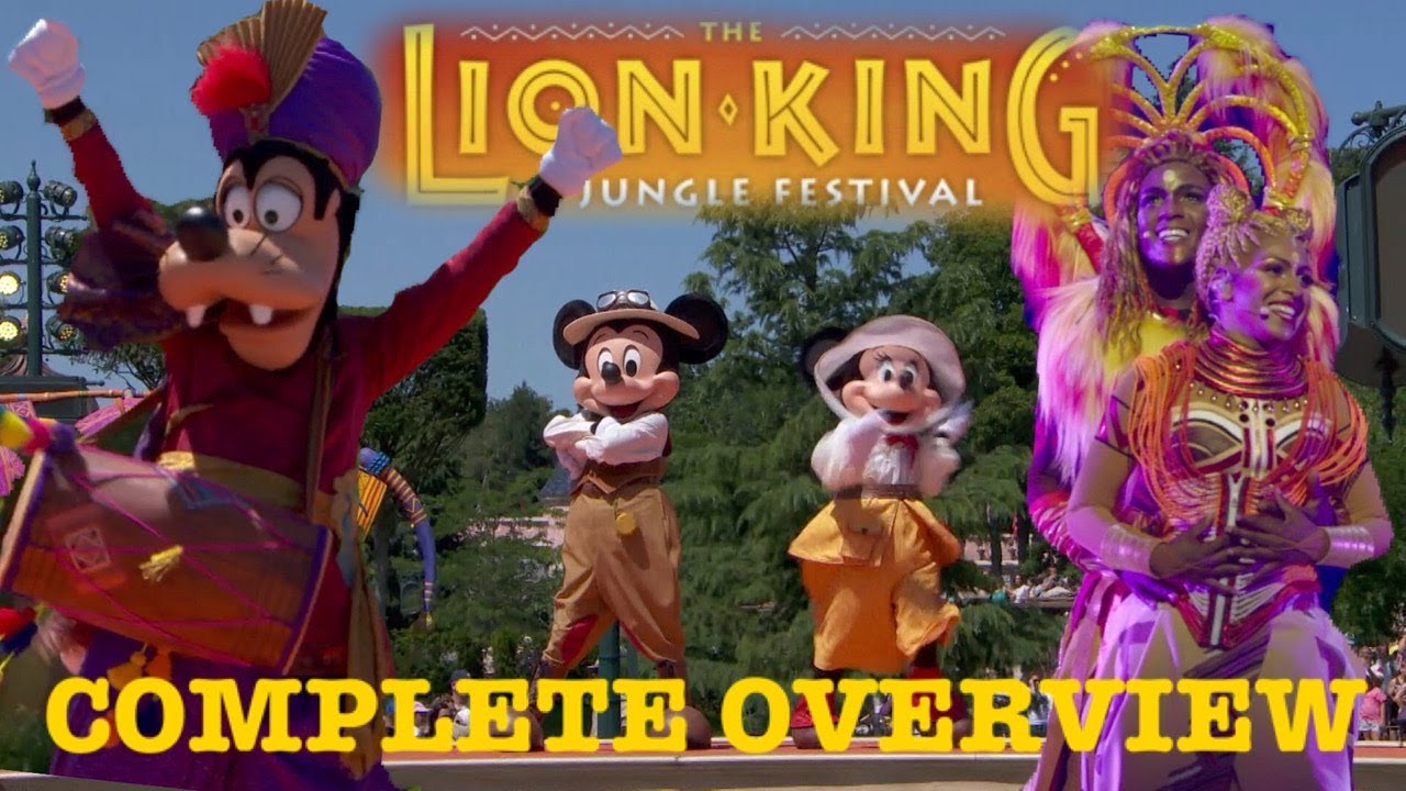 COMPLETE OVERVIEW of The Lion King & Jungle Festival at Disneyland Paris