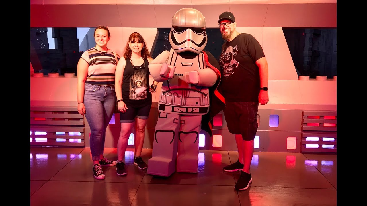 Мы встретили капитана Фазму из Lego! | Lego Star Wars Days LEGOLAND Florida Resort