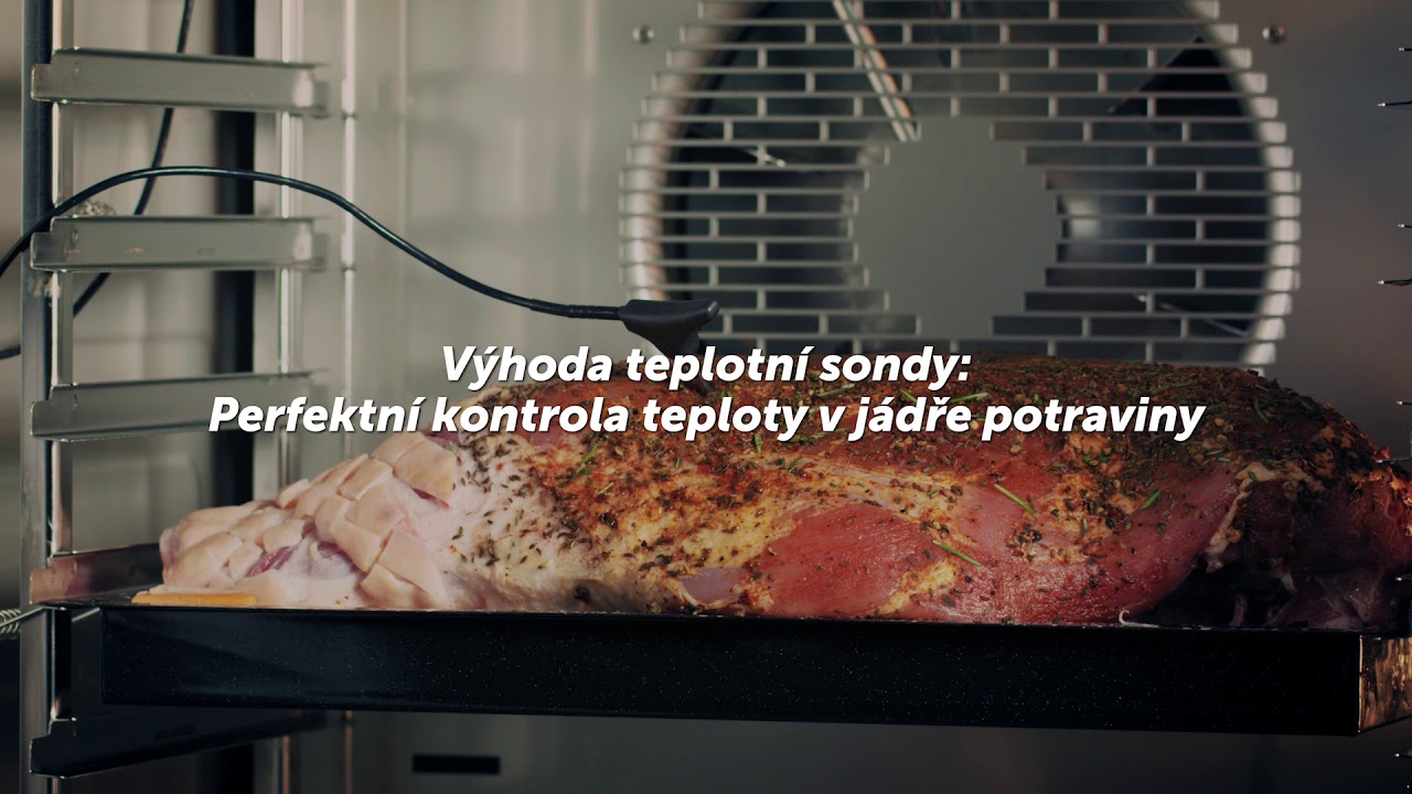 Ovládací video 06 - Extras - Pečení přes noc, teplotní sonda (Blue Vision)