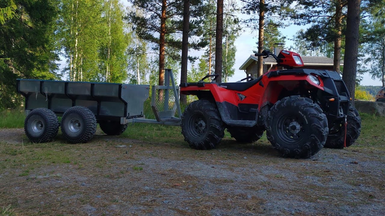 Polariksella oikeissa töissä! | Polaris Sportsman 570 4x4
