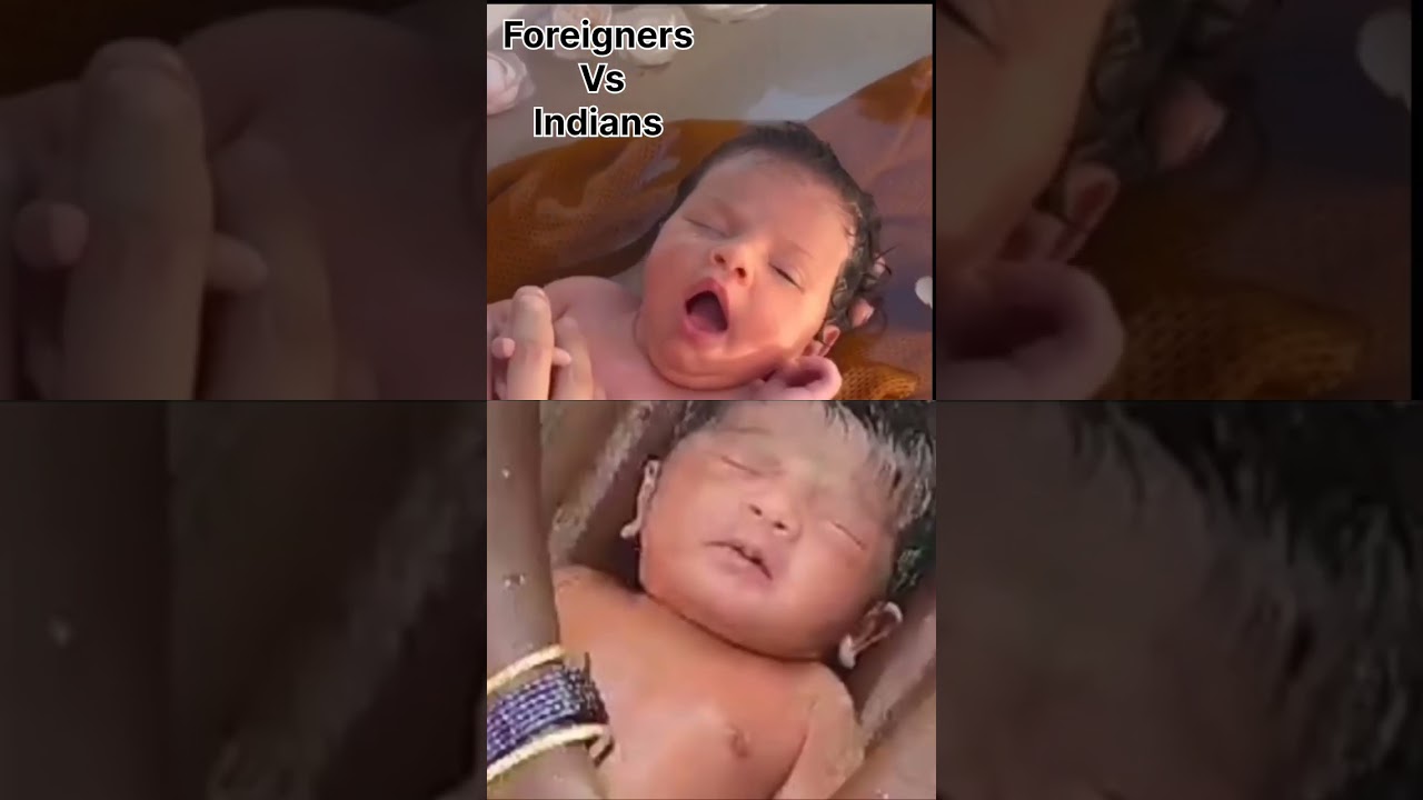 foreigners Vs Indians baby bathing 😂 funny video @vanikotni2023 #viral #youtubeshorts #shortfeed