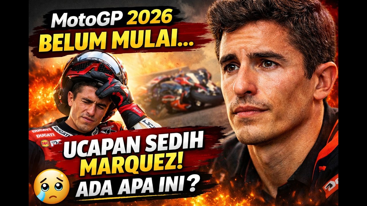 GILA! 😱MotoGP 2026 Belum Mulai, Marquez Sudah Ngomong Begini?!
