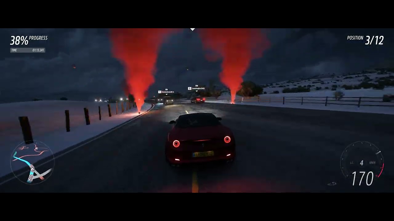 (4K) El Lago Blanco / A / Ferrari California T 2014 / FH5 / Unbeatable Difficulty