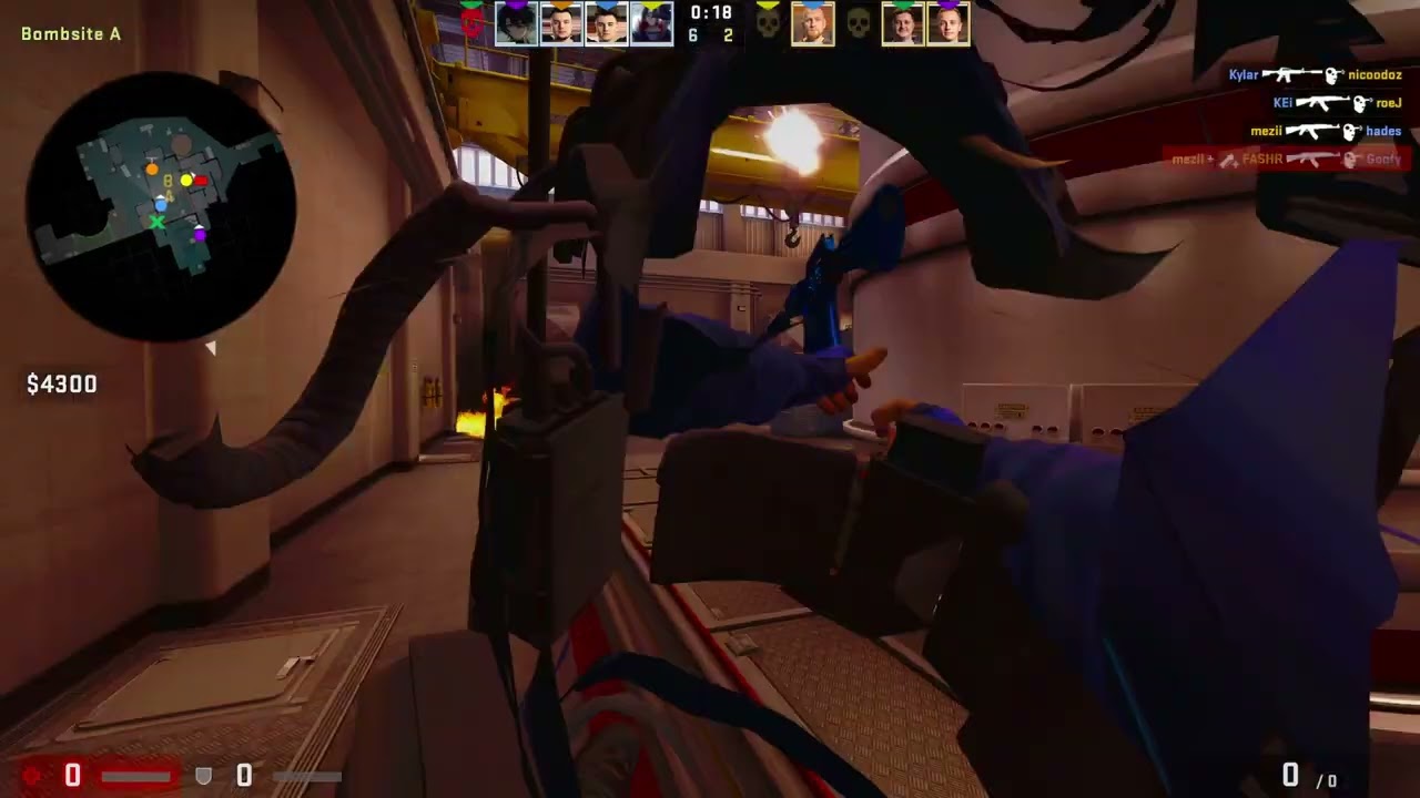 CSGO POV 9INE Goofy (26/18) vs fnatic (nuke) @ BLAST Premier Spring Showdown 2023 Europe