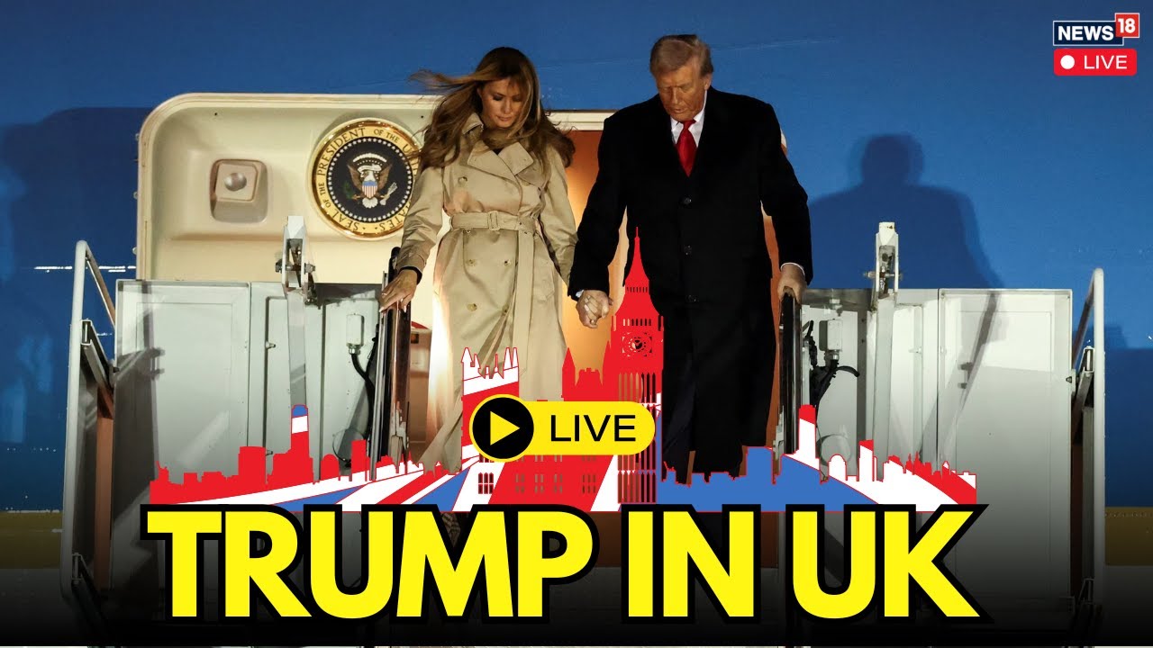 Trump UK Visit Live | Trump's Historic Visit To Britain | Windsor Castle | Kier Starmer | N18G