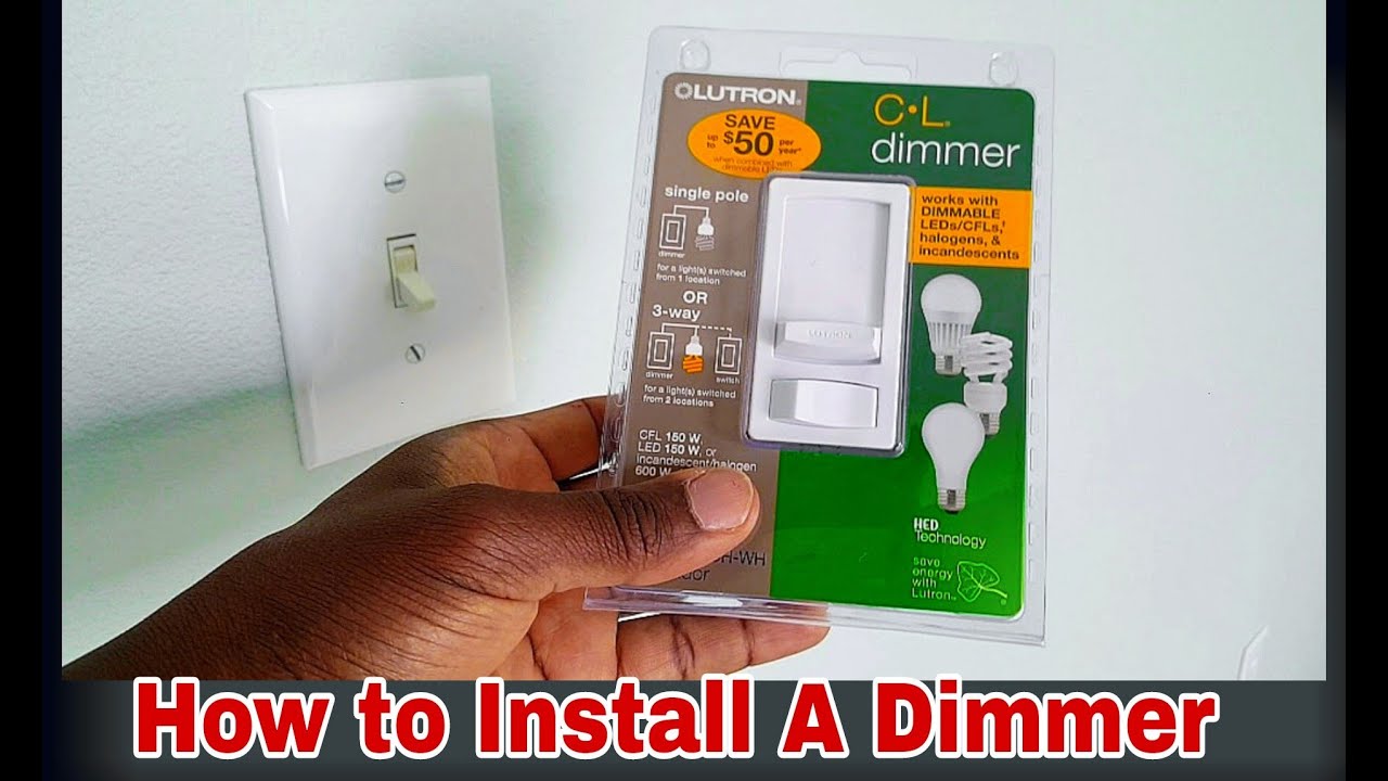 How to Install A Dimmer Switch - Step by Step