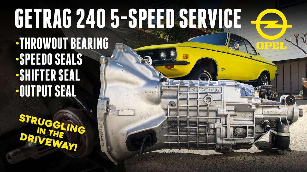 Getrag 240 5-Speed: Replacing Throwout Bearing & Seals - Opel Manta